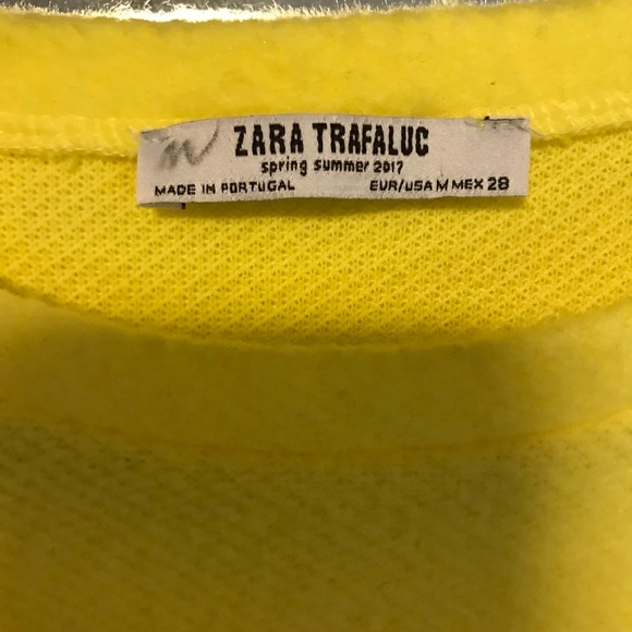 Zara Yellow Sweater - Picture 3 of 4